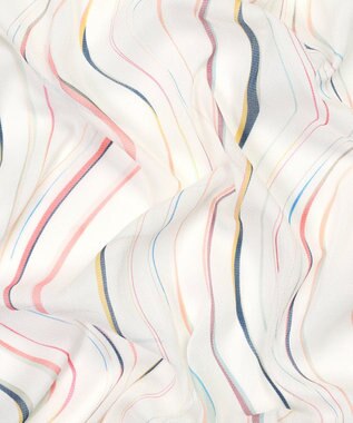 Paul Smith Summer Swirl プリント スカーフ オフホワイト