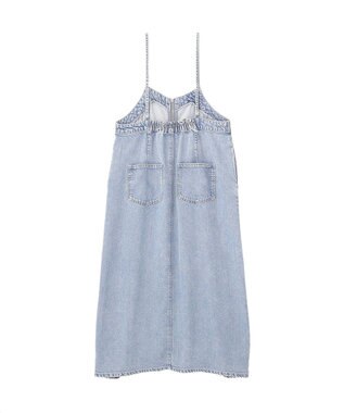 earth music&ecology ダブルジップデニムキャミワンピース Indigo