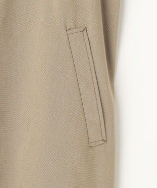 自由区 S 【セットアップ対応】リネンストレッチ ジレ カーキ