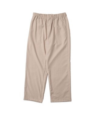 WEGO 【ウエストゴム】TRイージーストレートパンツ ライトベージュ