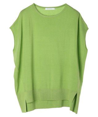 AMERICAN HOLIC 前振りニットフレンチスリーブプルオーバー Light Green