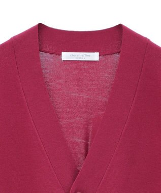 Green Parks 洗える　Ｖネックカーディガン Rose