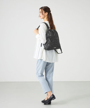 LA BAGAGERIE シャドージャカード リュックサック ブラック