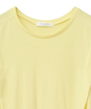 Green Parks 配色ステッチノースリーブチュニック Yellow