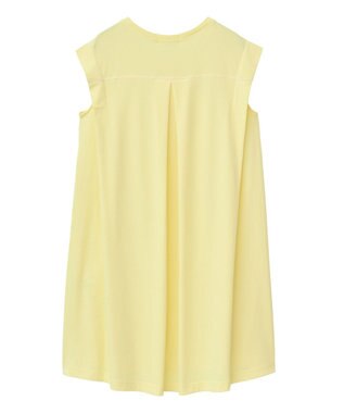 Green Parks 配色ステッチノースリーブチュニック Yellow