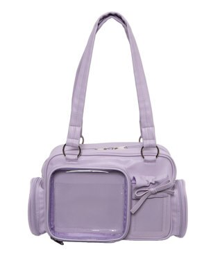 WEGO 【痛バ＆推し活グッズ】きらふわHAPPYぬい痛ボストンバッグ ライトパープル