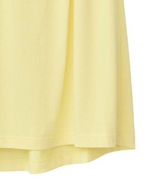 Green Parks 配色ステッチノースリーブチュニック Yellow