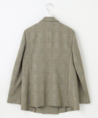 J.PRESS LADIES S モナベールツイル チェック ダブル ジャケット ブラウンチェック系