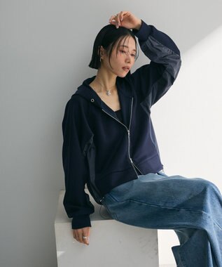 Green Parks ダンボールドッキングｚｉｐパーカー Navy