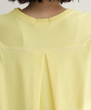 Green Parks 配色ステッチノースリーブチュニック Yellow