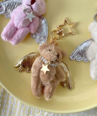 WEGO プリンセスエンジェルベアキーホルダー ブラウン