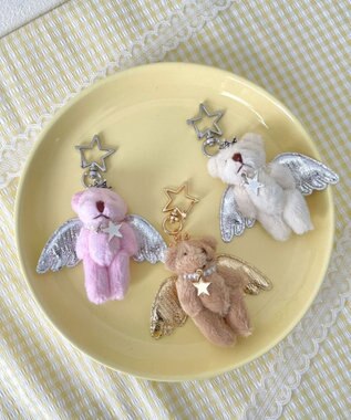 WEGO プリンセスエンジェルベアキーホルダー ブラウン