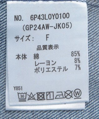 Green Parks ・ＤＯＵＢＬＥ　ＦＬＡＧＳ　フレアスリーブＧジャン Indigo