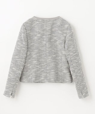 ANY MIXスラブツイード ジャケット アイボリー系