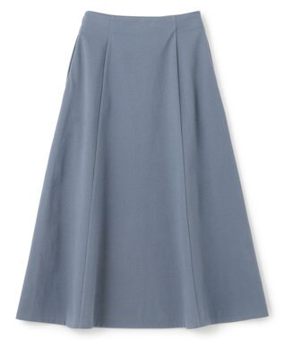 UNFILO ウールライクジャージー スカート ダスティーブルー