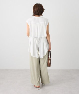 CRAFT STANDARD BOUTIQUE ヴィンテージボイルバックデザインブラウス White