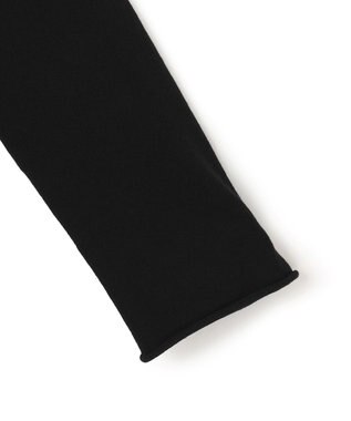 ICB L 【洗える】 ヴィスコースワイド タートルネックプルオーバー トープ×ブラック系