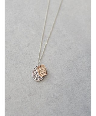 AMERICAN HOLIC メッセージコンビメタルネックレス Silver