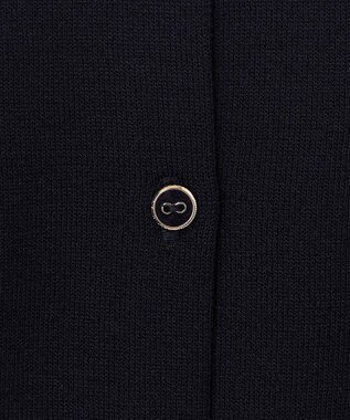 ANY SIS 【美人百花7月号掲載】ベーシッククルーネック カーディガン ネイビー