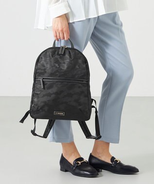 LA BAGAGERIE シャドージャカード リュックサック ブラック