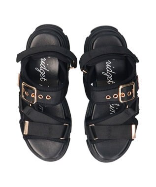 Bridget Birkin 【Bridget Birkin】ベルクロカジュアルスポサン ブラック雑材