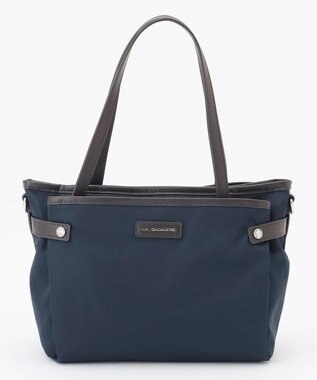 LA BAGAGERIE 【撥水ナイロン】ベーシック2WAYミニトート ネイビー