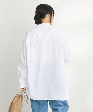 CRAFT STANDARD BOUTIQUE 【追加】バンドカラーシャツ オフホワイト