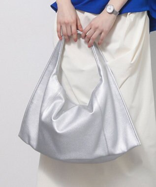 Green Parks トライアングルショルダーバッグ Silver