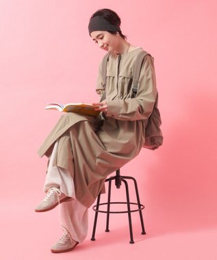 Green Parks ギャザードロストワンピース Khaki