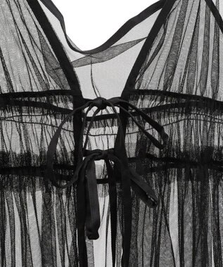 AMERICAN HOLIC ティアードチュールワンピース Black