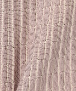 ANY SIS S 【低身長企画】バイカラーニットセットアップ ローズグレー