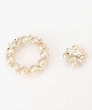 TOCCA PEARL BIJOUX SET BROOCHNECKLACE 3WAYブローチネックレス ゴールド系