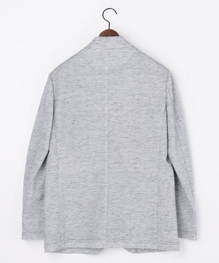 JOSEPH ABBOUD 【尾州産ジャージー/軽量/ストレッチ】ノルマンディーリネントップジャージージャケット ブルー系