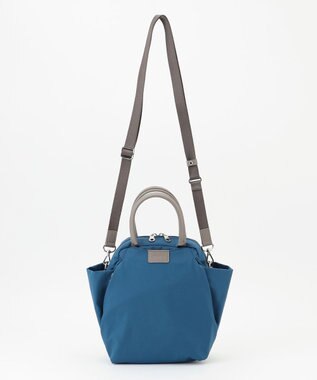 Y'SACCS 【ナイロンタフタ】トラベル2WAYミニボストン ブルー