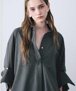 uncrave TRツイル BIGシャツ