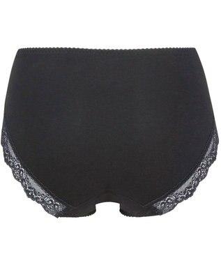 Wing Wing Lesiage 【3000シリーズ】 ペアショーツ はきこみ丈ふつう PF3000 ウイング／ワコール ブラック