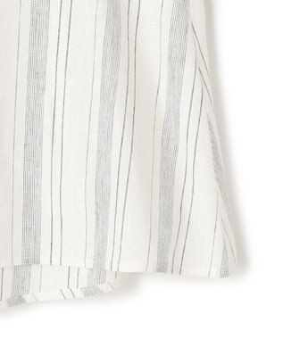 23区 L 【SLOW/一部店舗限定】ストライプエンブロイダリー ブラウス ホワイト系1