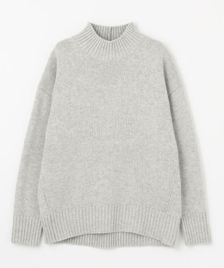 ANY 【6色展開】ラムウールハイネックニット グレー