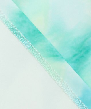 PW CIRCULUS 【吸水速乾 / UV遮蔽率99.5%  UVカット / ストレッチ】【MEN】タイダイ柄モックネックT ゴルフ ブルー系5