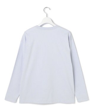 23区 【洗える】レタープリント ロンTEE サックスブルー系