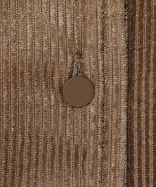 uncrave シアーベロアリブ シャツ ブラウン