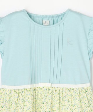 組曲 KIDS 【110-140㎝】 petit marguerite ドッキングワンピース ライトイエロー