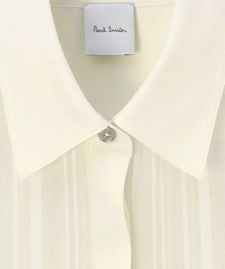 Paul Smith シアー ストライプ ブラウス エクリュ