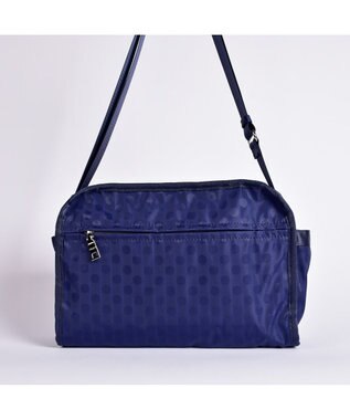 Y'SACCS 【PEANUTSコラボ】SNOOPY（スヌーピー） Polka Dots ショルダー ネイビー