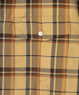 J.PRESS YORK STREET 【UNISEX】ツイルチェック シャツ オレンジ系3