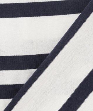 J.PRESS KIDS 【140-170cm】 ボーダービックシルエットＴシャツ ネイビー