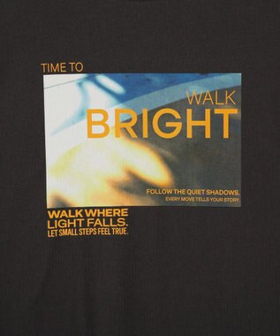 Green Parks ＳＥＴ２点フォトＴシャツ＋レーススカーフ Charcoal Gray