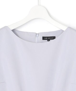 23区 L 【APPLAUDIR】グログランロイヤル ドレス サックスブルー系