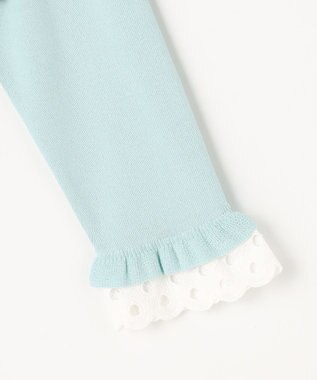 ANY SIS L レースポイント プルオーバー アイスブルー