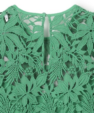 BEIGE， NARCISSUS / レースブラウス Pine Green